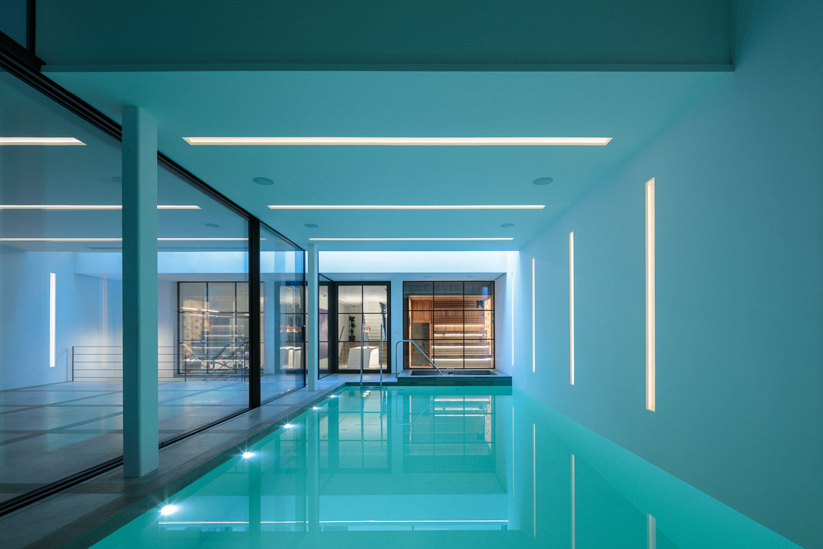 swimming pool lighting design