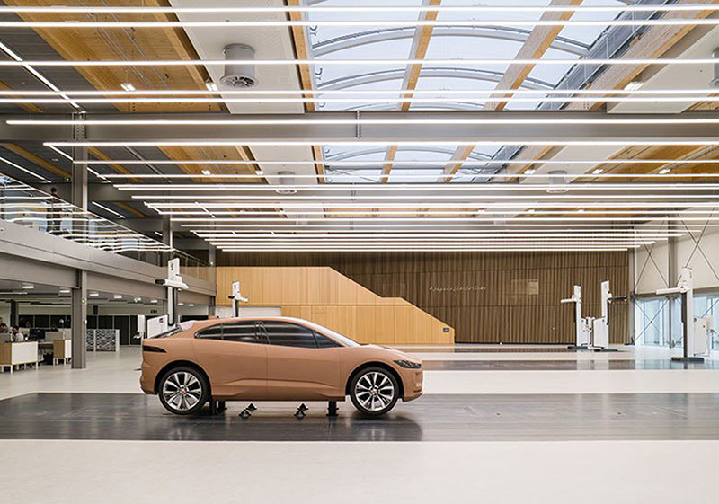 jaguar Showroom Lighting Design