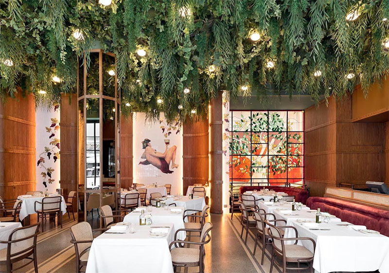 frescobaldi restaurant lighting design