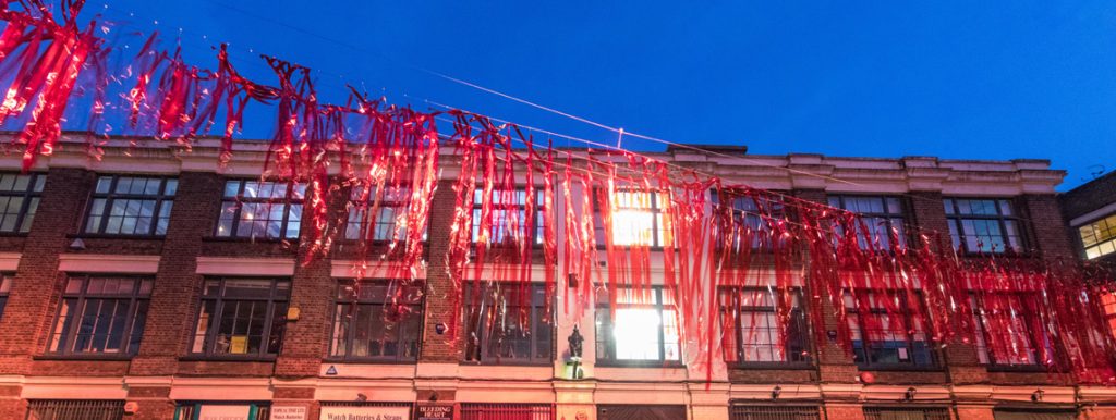 light installation clerkenwell design week