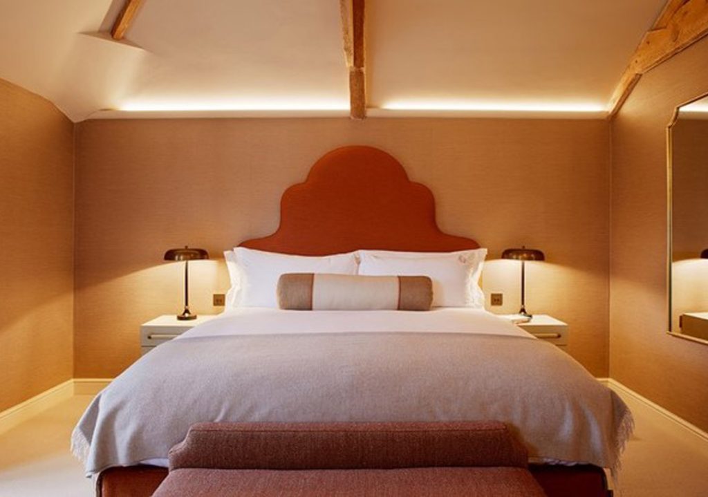 Hotel Bedroom Bedside Interior Mood Lighting